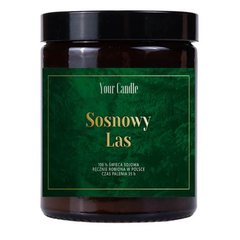 ŚWIECA SOJOWA SOSNOWY LAS 180 ml YOUR CANDLE Pakamera pl