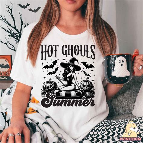 Hot Ghoul Summer Png Goth Girl Png Trendy Summer Png Beach Vibes Png Summer Halloween Png