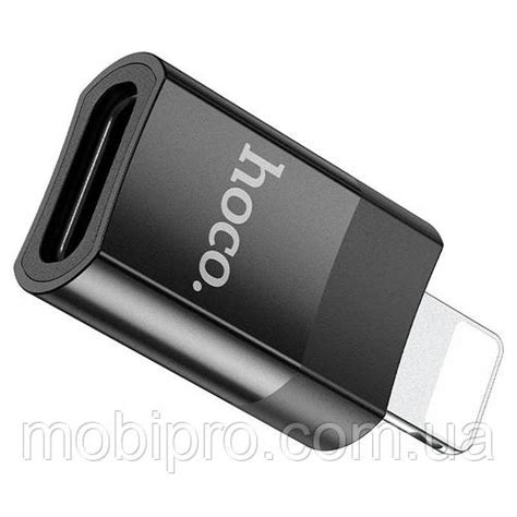 Купить Переходник Hoco UA17 Lightning to Type-C. Адаптер Тайп Си ...