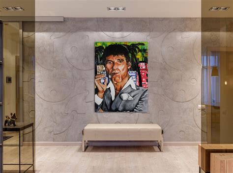 Original Scarface Painting: "Miami Montana" | PREMIUM FATURE