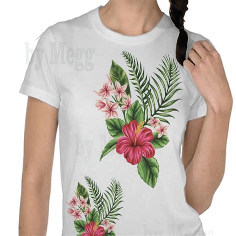 Camiseta Flores Tropicais Elo Produtos Especiais