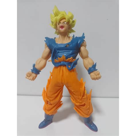 Dragon Ball Z Goku Vegeta Boneco 18cm Colecionador Shopee Brasil