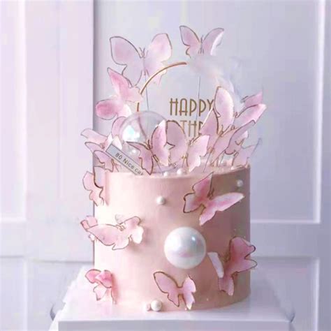 Jual Pcs Topper Kupu Kupu Birthday Cake Hiasan Kue Butterfly Dekorasi