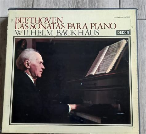 Beethoven Las Sonatas Para Piano Wilhelm Backhaus En Madrid Clasf