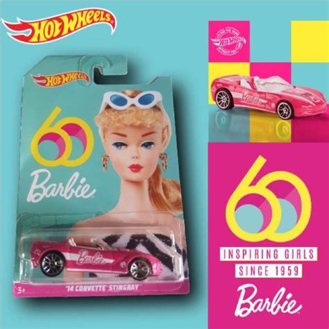 Hot Wheels Barbie Th Anniversary Corvette Stingray Shopee Malaysia