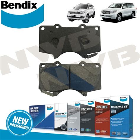 Bendix Brake Pads Front Set GCT For Toyota Landcruiser Prado 2003 2020