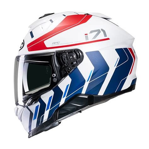 Hjc I71 Simo Helmet Blue Red HJC-156521-MC21SF Full Face Helmets ...