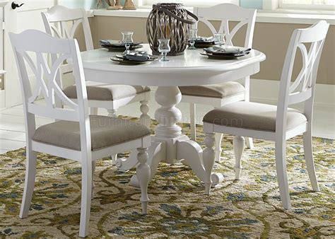 Summer House Dining Room 5Pc Set 607-CD - White by Liberty