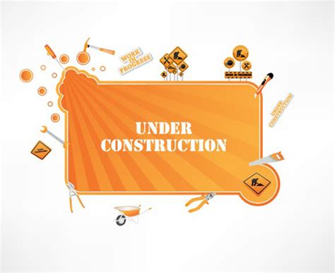 Different Under Construction Icon Vector Set Vectors Graphic Art