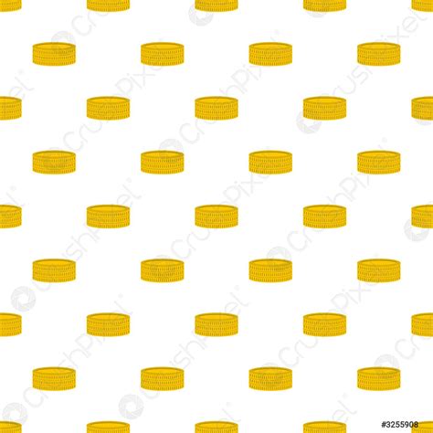 Gold Coin Pattern Seamless Stock Vector 3255908 Crushpixel