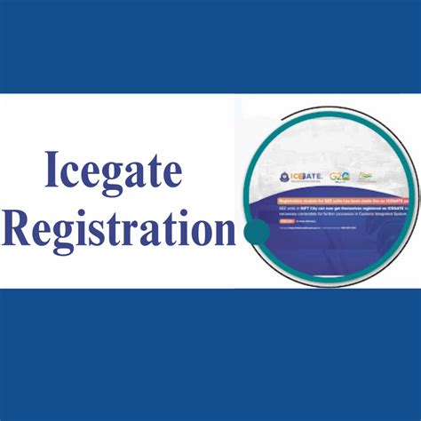 Apply For Icegate Registration Service At Best Price In New Delhi Id