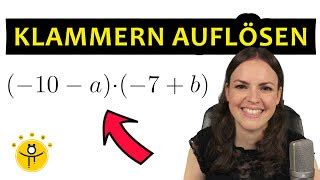 Auflösen von Klammern bei Multiplikation von Summen Mathegym