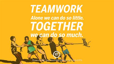 50 Inspirational Quotes About Teamwork And Sportsmanship 