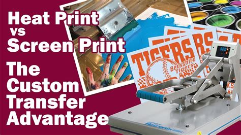 Heat Print Vs Screen Print The Transfer Advantage Youtube