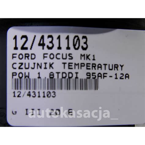 Focus Mk Czujnik Temperatury Powietrza Tddi