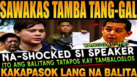 Grabe To Chief Brawner Nagsalita Na Vp Sara Pbbm Tinapos Si Speaker