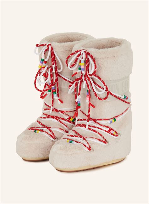 Moon Boot Moon Boots Icon Faux Fur In Creme