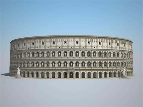 Colosseum 3D Model - Colosseum Rome Tickets