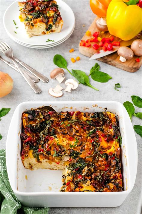 Easy Vegetarian Breakfast Casserole Marathons And Motivation