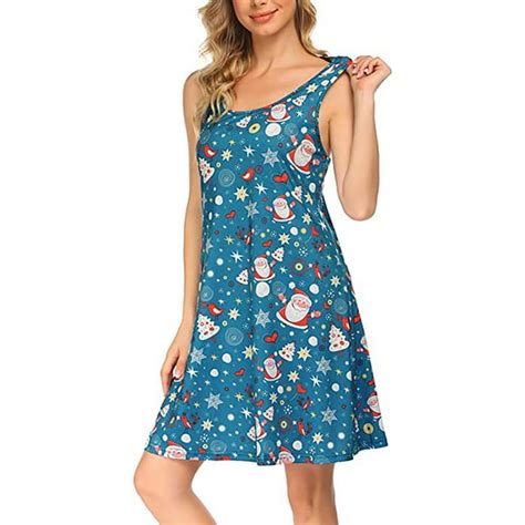 Frontwalk Nightgown Sleepwear For Women Sleep Tank Chemise Racerback Sleeveless Sleep Dress