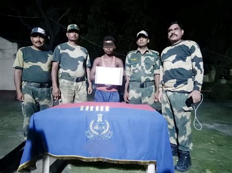 Bsf Busts Smuggler With Gold Biscuits Bangladesh Border Newsbharati