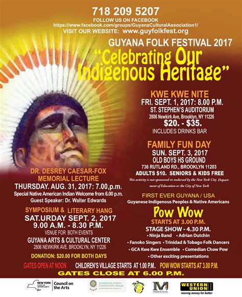 Guyana Folk Fest – ARCHIVES – 2017 FOLK FESTIVAL CALENDAR OF EVENTS