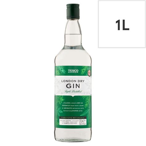 Tesco Dry London Gin 1l Tesco Groceries