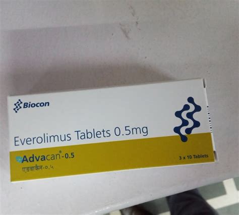 Advacan Everolimus Tablets Biocon At Rs Strip In New Delhi Id