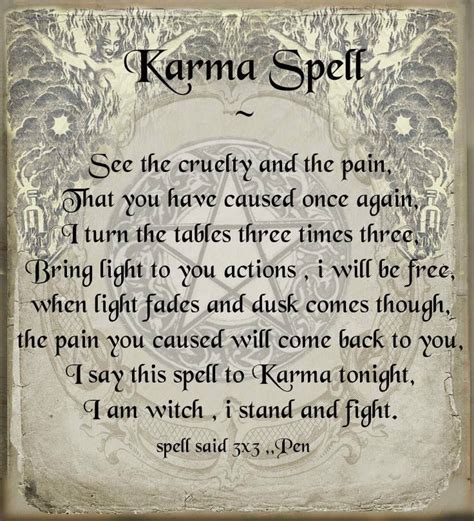 Pin By Nellie Noseynews On Spells Hexes And Curses Are Extra Witchcraft Spell Books Karma