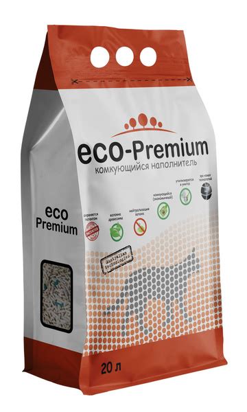 ECO-Premium Наполнитель Древесный Комкующийся Без отдушки 7600г ...