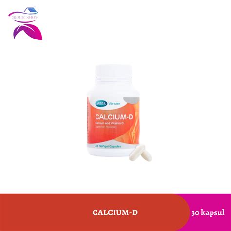 Jual Mega We Care Calcium D 30 Kapsul Shopee Indonesia