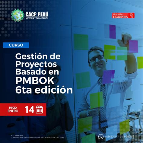 Cacp Per Curso Gesti N De Proyectos Basado En Pmbok Ta Edici N