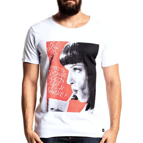 Camiseta Pulp Fiction Mia Milk Shake No Shoptime