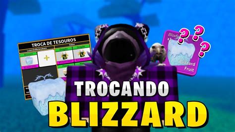 O Que As Pessoas Trocam Por Blizzard No Blox Fruits Youtube