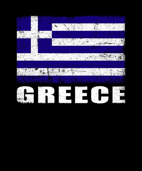 Greece Flag Grunge Country Flag Greece Digital Art by Manuel Schmucker ...