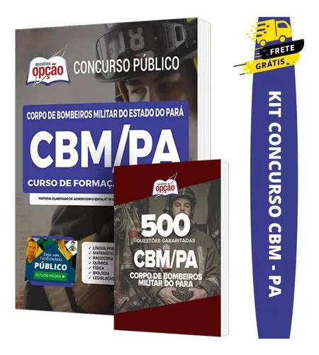 Combo Kit Apostila Cbm Pa Formação De Praças Questões Parcelamento