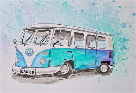 VW Camper Van | Art Amino