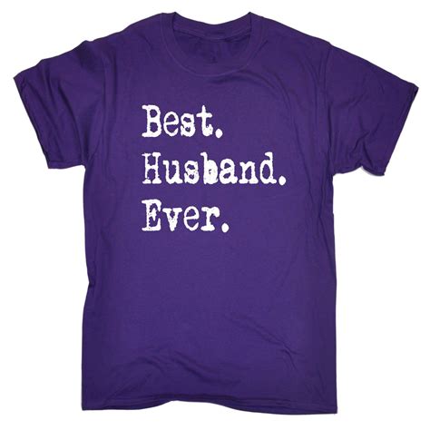 Best Husband Ever T Shirt Marriage Wife Partner Funny Birthday T