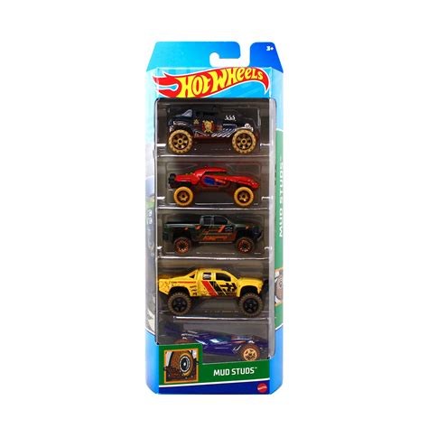 Mattel Hot Wheels Mud Studs Play Vehicle Yrs Silver Count