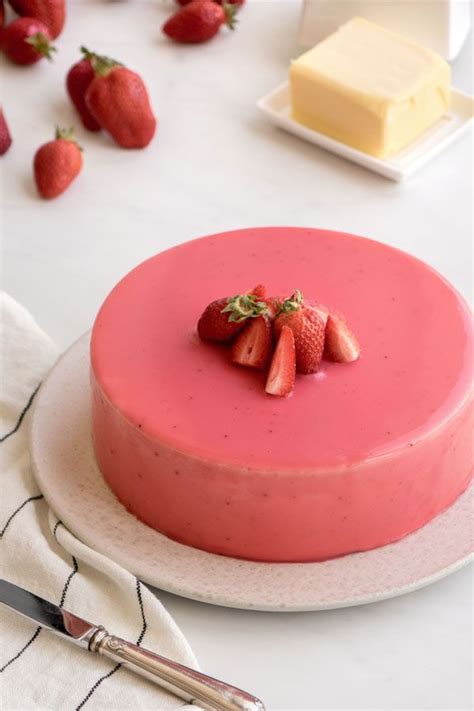 Entremets fraises et vanille Empreinte Sucrée Recette avec des