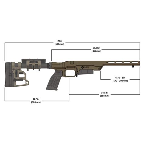 Mdt Lss Gen 2 Chassis System Remington 700 Sa Rh Black Brownells Uk