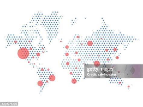 145 World Map Red Dots Stock Photos High Res Pictures And Images