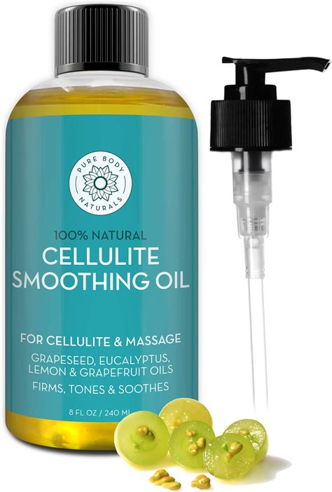 Amazon Pure Body Naturals Anti Cellulite Massage Oil Fl Oz