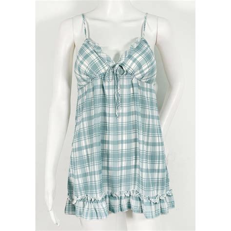 Jenni Sexy Lingerie Nightwear Chiffon Night Dress Maternity Lingerie Baju Tidur Dress