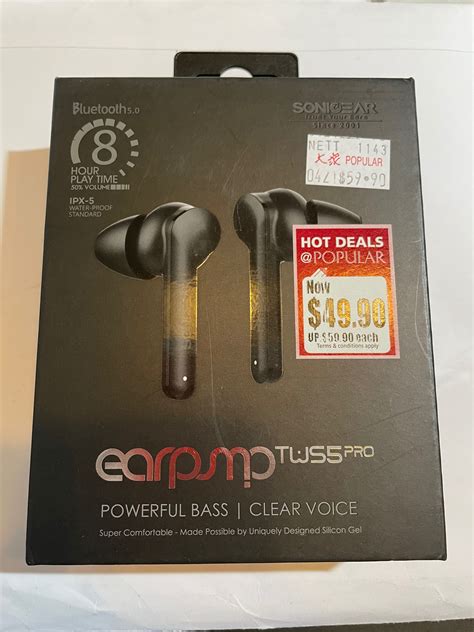 Sonicgear Earpump Tws Pro Wireless Earbuds Audio Earphones On Carousell