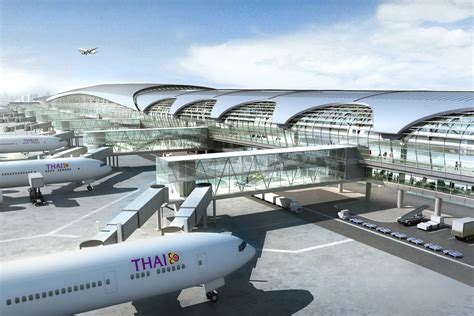 bangkok bkk flughafen suvarnabhumi airport thailand cqdxf