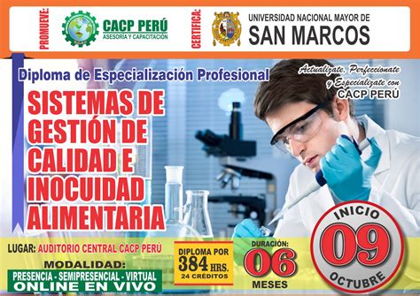 Cacp Per Diploma De Especializaci N Profesional Sistemas De Gestion