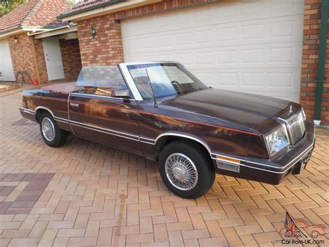 1982 Chrysler Lebaron Convertible For Sale