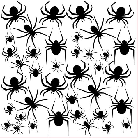 Halloween Spiders Spider Decals Vinyl Happy Halloween Theme Etsy