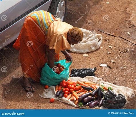 Female African Vegetable Vendor Editorial Stock Photo Image 33041713